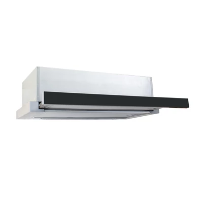 EVIDO SLIMLUX 60GB teleszkópos páraelszívó, 60 cm, inox/fekete üveg front