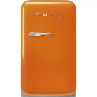 SMEG MINI BAR, retro, 40,4x74 cm, jobb oldali pántok, narancssárga