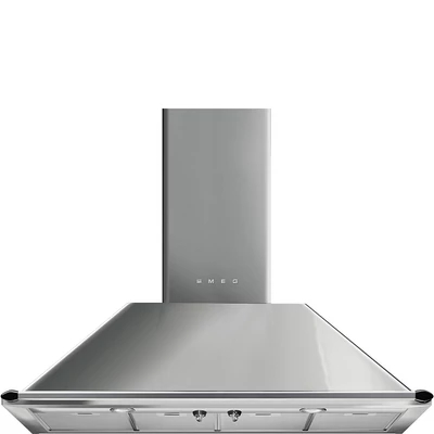 SMEG VICTORIA design kürtős fali páraelszívó, 110 cm, inox