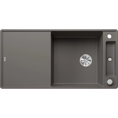 BLANCO AXIA III XL 6S-F vulkánszürke fa tart., SZINTBE ÉPÍTÉS