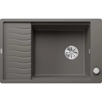 BLANCO ELON XL 6 S-F vulkánszürke exc.InFino, SZINTBE ÉPÍTÉS