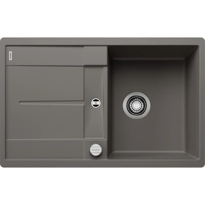 BLANCO METRA 45S-F vulkánszürke exc., SZINTBE ÉPÍTÉS