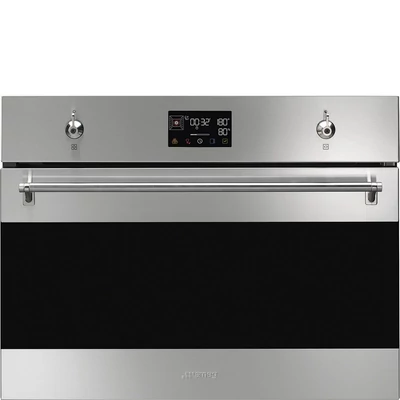 SMEG KOMPAKT KOMBINÁLT GŐZSÜTŐ, Classica design, Galileo, 45 cm, ES LCD, inox