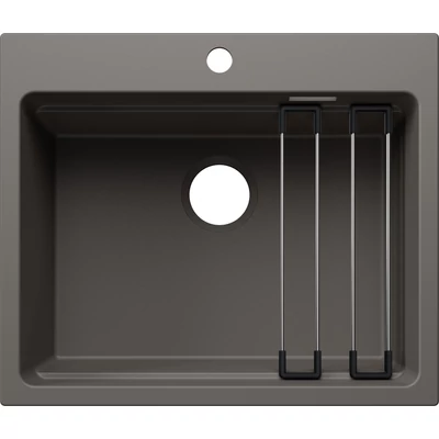 BLANCO ETAGON 6 vulkánszürke lefolyó nélk.