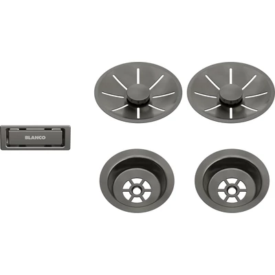 BLANCO InFino szett satin dark steel 2 med.