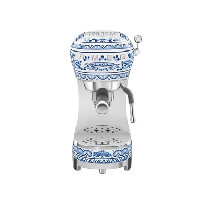 SMEG ESPRESSO KÁVÉFŐZŐ, retro, D&G Blu Mediterraneo kollekció
