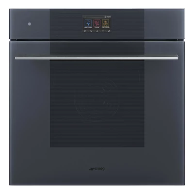 SMEG OMNICHEF HÁROM AZ EGYBEN SÜTŐ, Linea design, Galileo, 60 cm, TFT, neptune szürke üveg