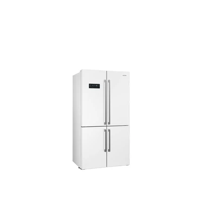 SMEG SZABANONÁLLÓ HŰTŐ ÉS FAGYASZTÓ, 90,8x182 cm, E energiaosztály, külső LED kijelző, francia ajtó, fehér