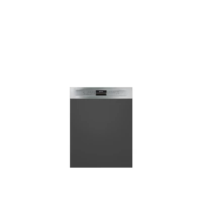 SMEG BEÉPÍTHETŐ MOSOGATÓGÉP, félintegrált, 60 cm, 13 teríték, 5 funkció, 3 hőmérséklet, inox panel
