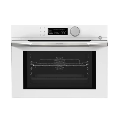 De Dietrich kompakt kombinált mikro-sütő, 40 l, 8 funkció, 20 auto recept, LCD, eternal white