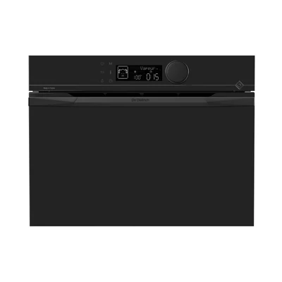 De Dietrich kompakt kombinált sütő gőzfunkcióval, gőztisztítás, 29 l, 4 funkció, 32 auto recept, LCD, infinite black