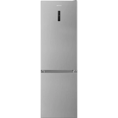 SMEG SZABADONÁLLÓ HŰTŐ ÉS FAGYASZTÓ, 60x200 cm, D energiaosztály, külső kijelző, inox