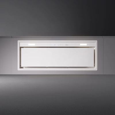 FALMEC GRUPPO INCASSO MURANO beépíthető páraelszívó, 50 cm, fehér üveg