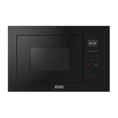 EVIDO COMFORT 45MB beépíthető mikrohullámú sütő, 25 l, érintőszenzor, fekete