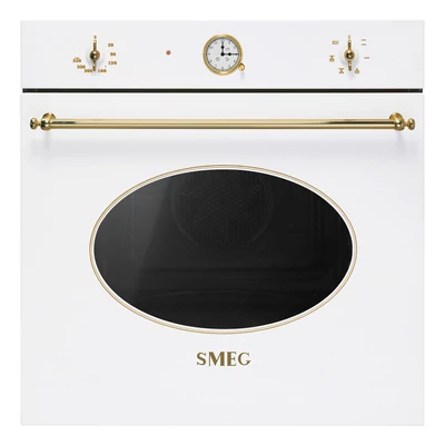 SMEG LÉGKEVERÉSES SÜTŐ, Colonial design, 60 cm, analóg, fehér