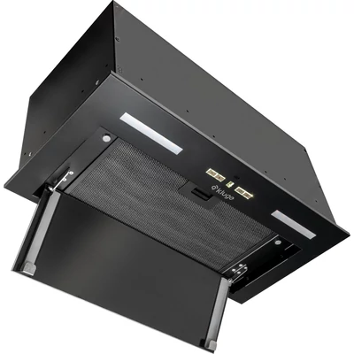 Kluge beépíthető fekete páraelszívó, 60cm, TC