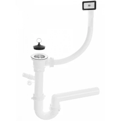 LAVEO Szifon, egymedencés mosogatóhoz, 1,5"