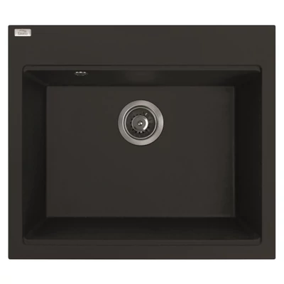 Laveo TAU 6 egymedencés mosogató, matt fekete