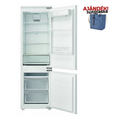 CATA - Beépíthető hűtőszekrény CI-54177 ST/D + Ajándék hűtőtáska