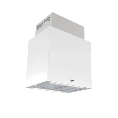 Nodor - Páraelszívó NorBreeze ISLA CUBE GLASS ECO 60 WH/A Hob to Hood