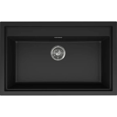 ELLECI - Mosogatótálca Sintesi 130 K86 Black inox tartozékokkal