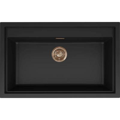 ELLECI - Mosogatótálca Sintesi 130 K86 Black bronz tartozékokkal