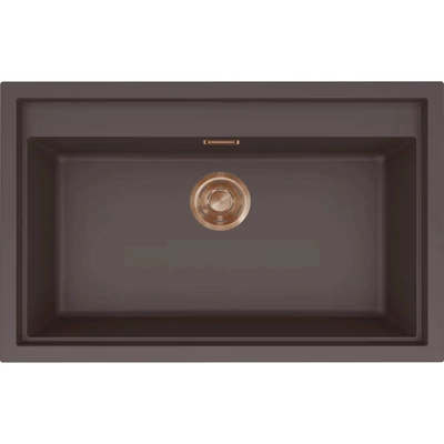 ELLECI - Mosogatótálca Sintesi 130 K87 Cocoa bronz tartozékokkal