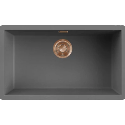 ELLECI - Mosogatótálca Zen 130 K99 Concrete bronz tartozékokkal