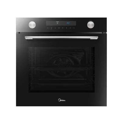 Midea 7NM30E0 fekete, beépíthető, sütőtér: 72L, grill, légkeverés, sütő