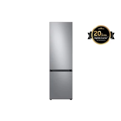 Samsung RB38A7B6AS9/EF inox, alulfagyasztós, Hűtő:273L, Fagyasztó:114L, Twin Cooling Plus hűtőszekrény