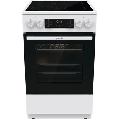 Gorenje GECS5C70WA fehér, szabadonálló, kerámialapos, elektromos, főzőzóna: 4, sütő:70L, grill, tűzhely