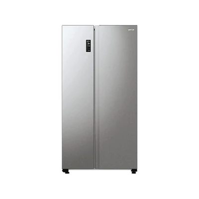Gorenje NRR9185EAXL ezüst, Side-by-Side, Hűtő:358L, Fagyasztó:192L, hűtőszekrény
