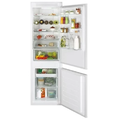 Candy CBT5518EW fehér, alulfagyasztós, beépíthető, Hűtő:186L, Fagyasztó:62L, No frost hűtőszekrény