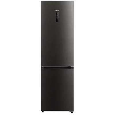 Midea MDRB521MIC28 fekete, alulfagyasztós, Hűtő:256L, Fagyasztó:122L, No frost hűtőszekrény