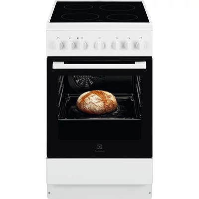 Electrolux LKR520066W fehér, szabadonálló, kerámialapos, elektromos, főzőzóna: 4, sütő:57L, grill, tűzhely