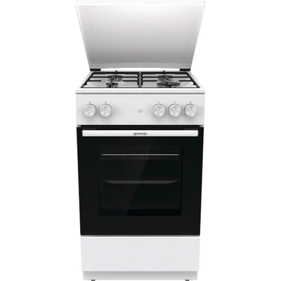 Gorenje GG5A14WJ fehér, szabadonálló, gáz, főzőzóna: 4, sütő:77L, tűzhely