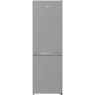 Beko RCSA270K40SN inox, alulfagyasztós, Hűtő:175L, Fagyasztó:87L, hűtőszekrény