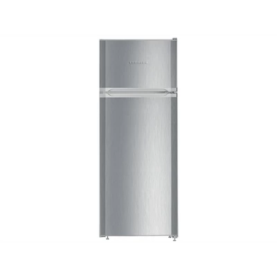 Liebherr CTPele231-26 inox, felülfagyasztós, Hűtő:190L, Fagyasztó:44L, Smartfrost hűtőszekrény