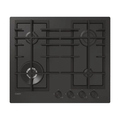 Candy CVFG6BF4PB fekete, beépíthető,gáz, főzőzóna:4, főzőlap