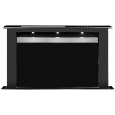 Ciarko Design Moondraft 90 cm fekete pultból kiemelkedő páraelszívó