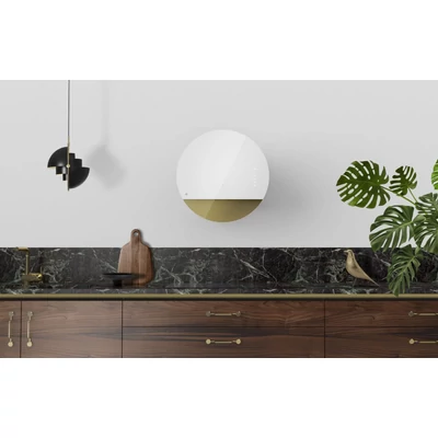 Ciarko Design ECLIPSE fehér / Gold fali páraelszívó