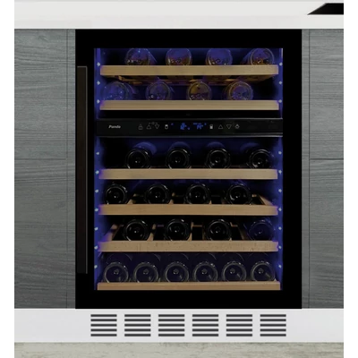 Pando PVZB-60-46CRR borhűtő, pult alá szerelhető, fekete, jobbos