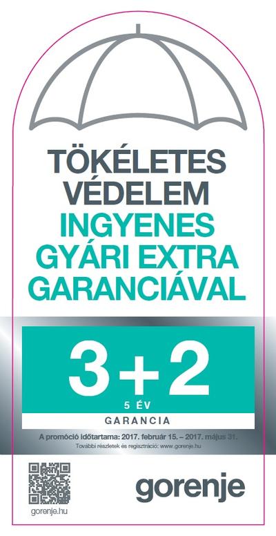 Gorenje 5 év garancia
