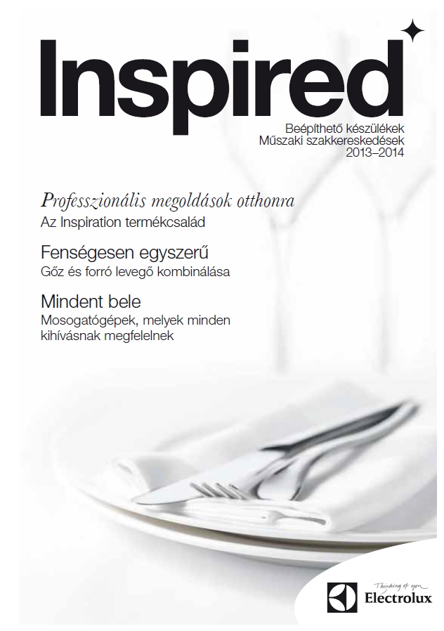 Electrolux konyhagép katalógus 2013